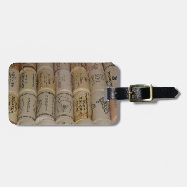 Corks Luggage Tag (Front Horizontal)