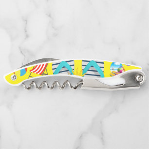 Corkscrew Bottle Opener Beach