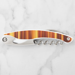 Corkscrew Bottle Opener Colourful Orange