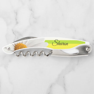 Corkscrew Bottle Opener Daisy