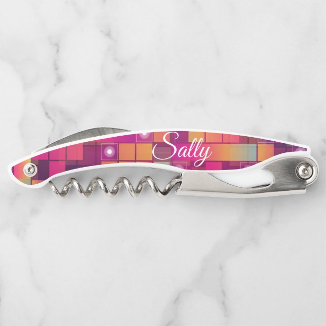 Corkscrew Bottle Opener Pastel (Back)