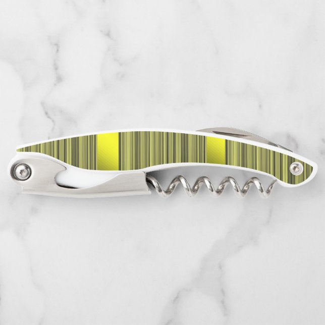 Corkscrew Bottle Opener Stripe (Front)