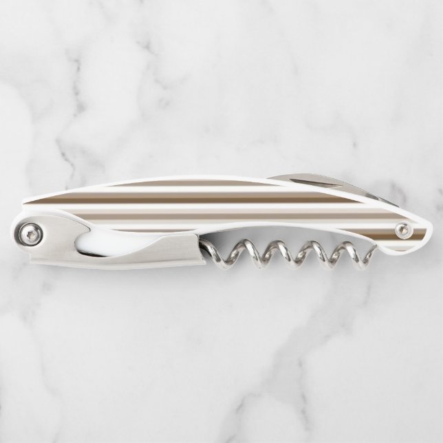 Corkscrew Bottle Opener Stripe (Front)