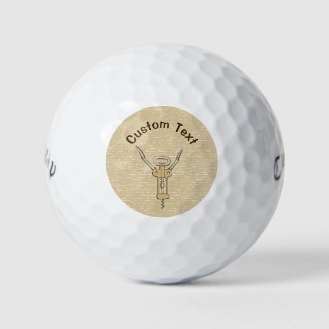 Corkscrew Golf Balls (Front)