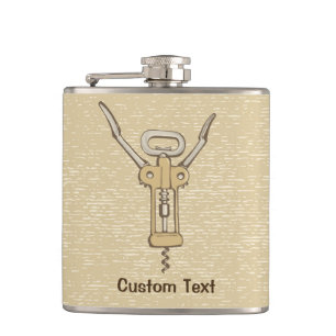 Corkscrew Hip Flask