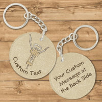 Corkscrew Keychain