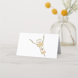 Corkscrew Place Card