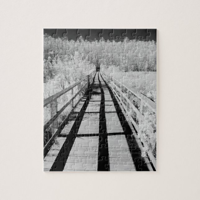 Corkscrew Swamp Sanctuary boardwalk, Florida, Jigsaw Puzzle (Vertical)