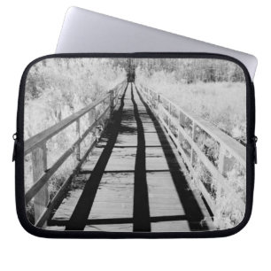 Corkscrew Swamp Sanctuary boardwalk, Florida, Laptop Sleeve