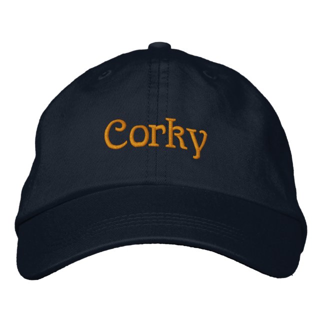 Corky Embroidered Hat (Front)