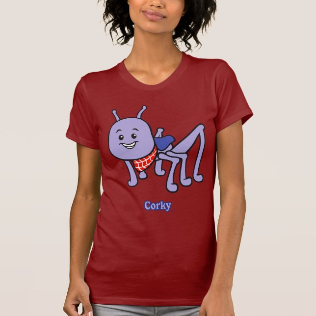 Corky Ladies Basic T-Shirt (Front)