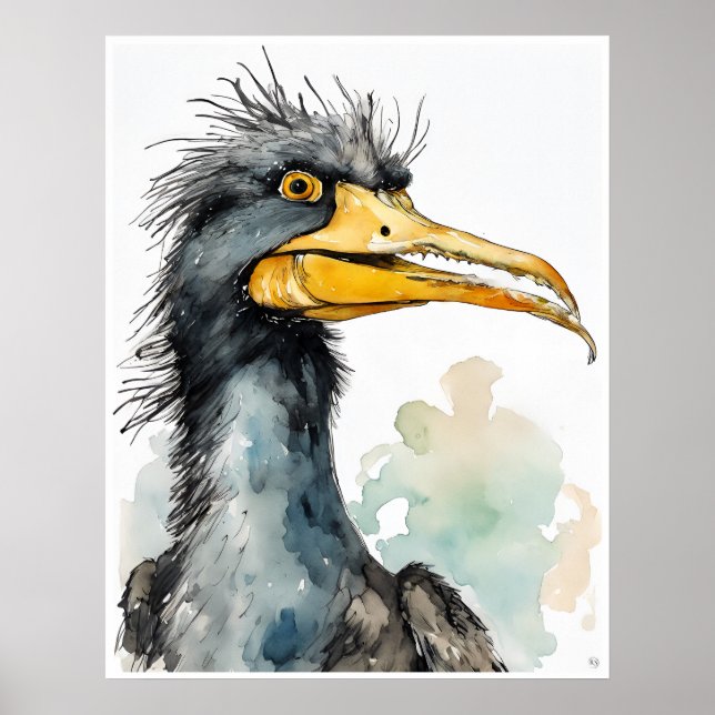 Cormorant - Art Print (Front)