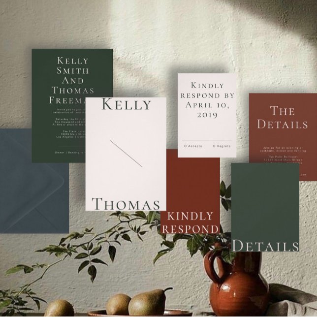 Cormorant Wedding Invitation (Creator Uploaded)