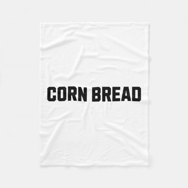 Corn Bread Funny Costume Halloween  Fleece Blanket (Front)
