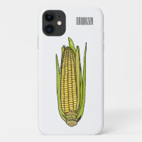Corn cartoon illustration 
