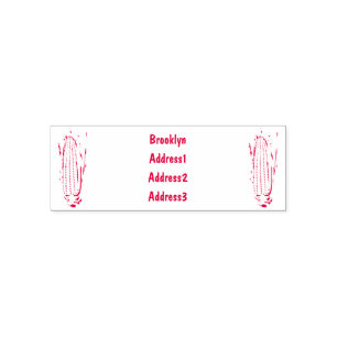 Corn cartoon illustration self-inking stamp