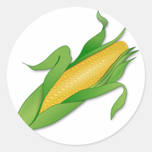 Corn Classic Round Sticker