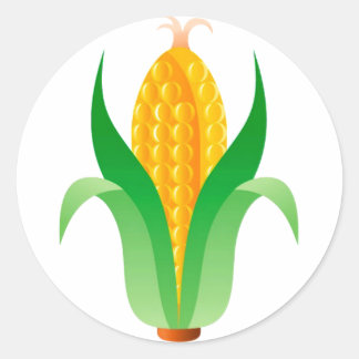 Corn Classic Round Sticker