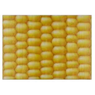 Corn Cob Background Cutting Board