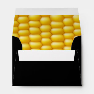 Corn Cob Background Envelope
