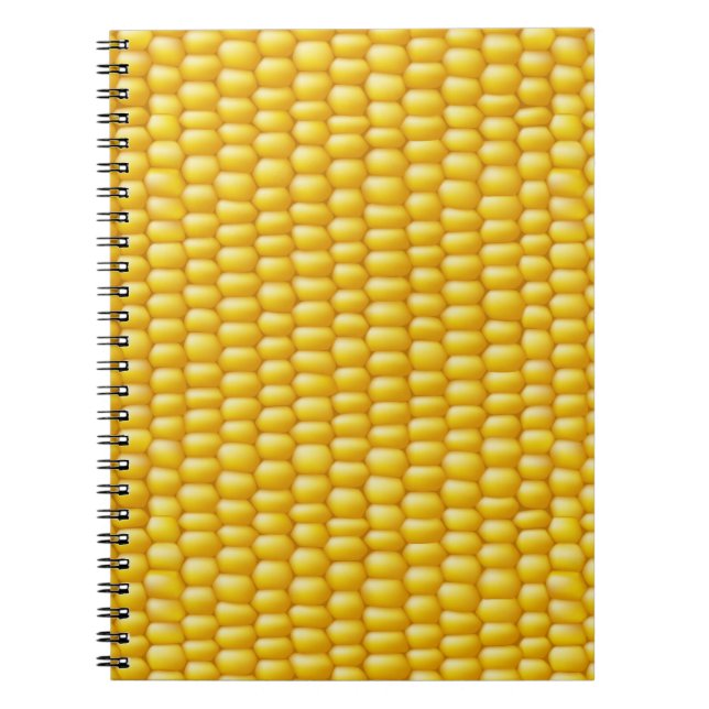 Corn Cob Background Notebook (Front)