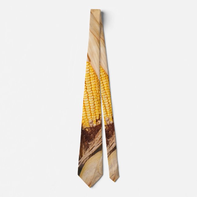 Corn Cobb On Stalk Neck Tie (Front)