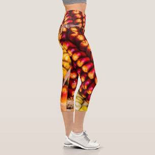 Corn cobs capri leggings