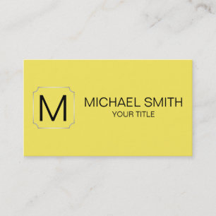 Corn colour background business card