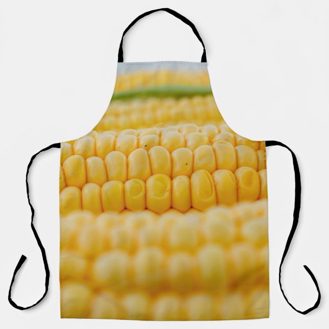 Corn corn on the cob corn kernels apron (Front)