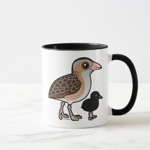 Corn Crake with baby Mug