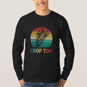 Corn Crop Top Farmer Farming Corn Summer Retro