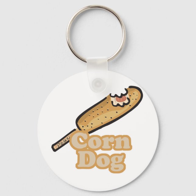 corn dog key ring (Front)