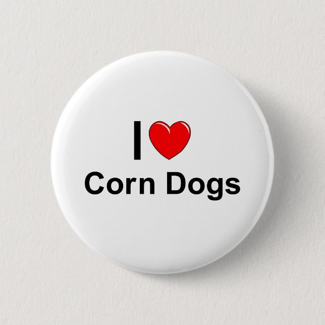 Corn Dogs 6 Cm Round Badge (Front)