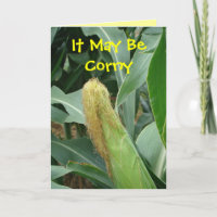 Corn ear-customise any occasion