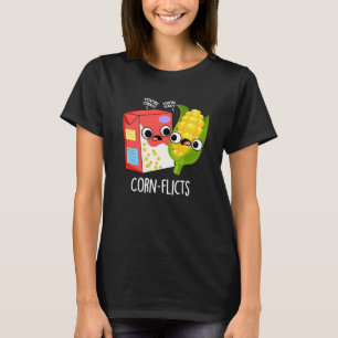 Corn-flicts Funny Cornflake Corn Pun T-Shirt