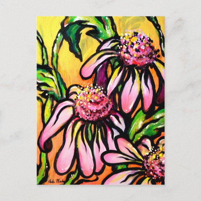 Corn Flowers Postcard (Front)