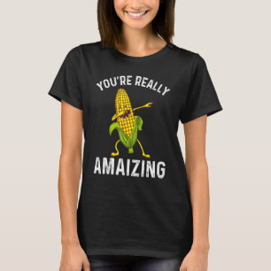 Corn For Men Women Corn On The Cob Costume Farmer T-Shirt