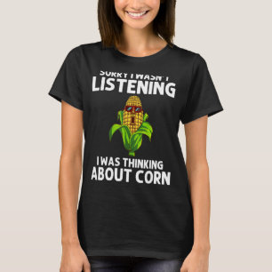 Corn For Men Women Farming Corn Cob Farmer Sweet C T-Shirt