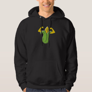 Corn Fruit Powerlifting Weightlifting Gym Fitness Hoodie