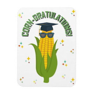 CORN-GRATULATIONS! Flexible Photo Magnet