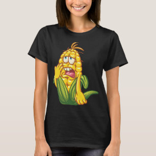 Corn Halloween Costume Foodie Farmer Men Women Kid T-Shirt