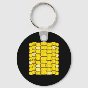 Corn Halloween Costume Fun Foodie Farmer Men Women Key Ring