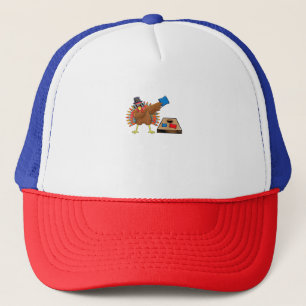 Corn Hole Thanksgiving Dabbing Turkey Cornhole Tos Trucker Hat