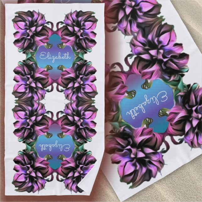 Corn Husk Flowers 2190 Beach Towel (Creator Uploaded)