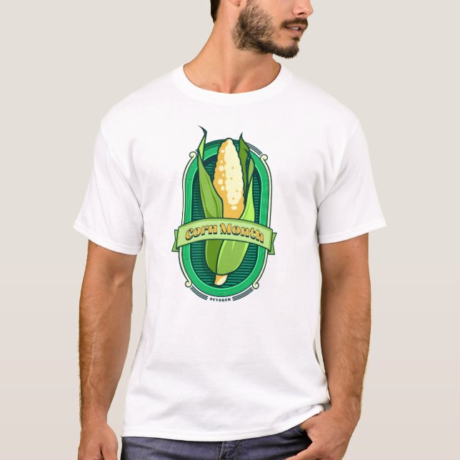Corn Month October T-Shirt (Front)