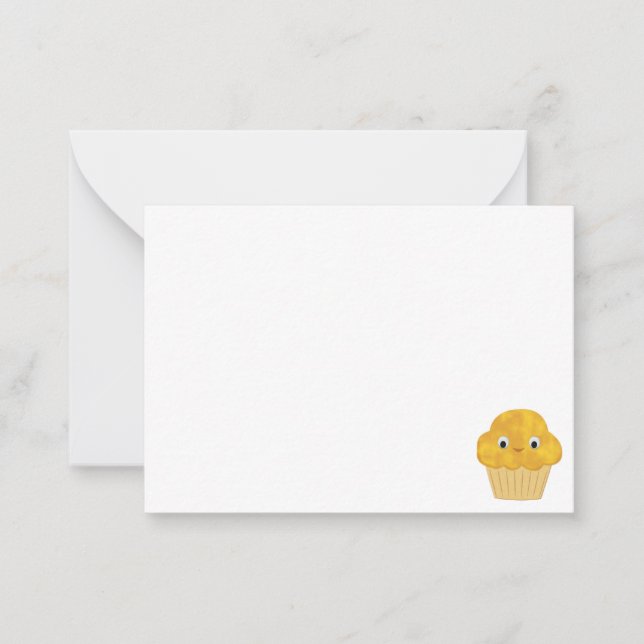  Corn Muffin Cute Drawing Blank All Occasion Card (Front)