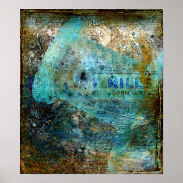 Corn Oat Mills Bottle Poster (Front)