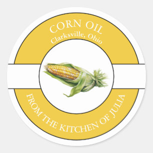 Corn Oil Label