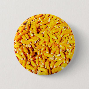 Corn on The Cob 6 Cm Round Badge