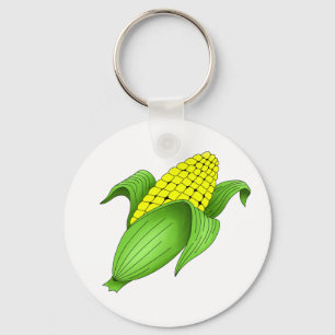 Corn On The Cob Keychain